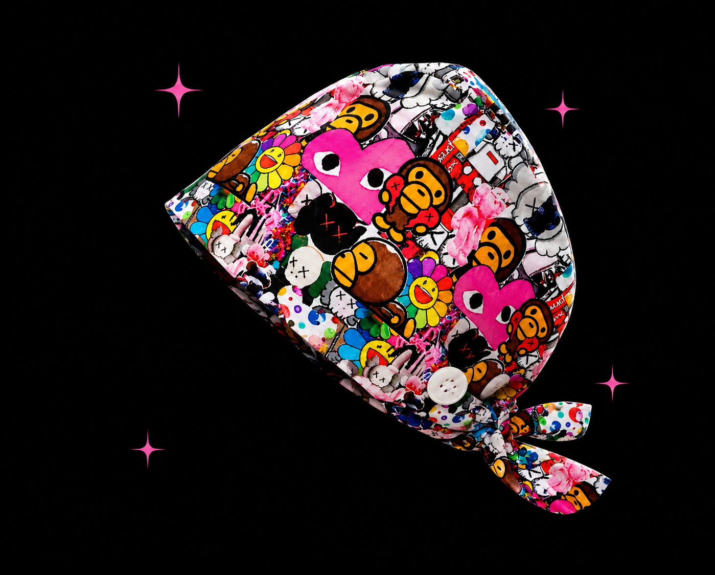Designer Junkie Scrub Cap